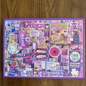 Cobble Hill Purple Puzzle 1000 piece